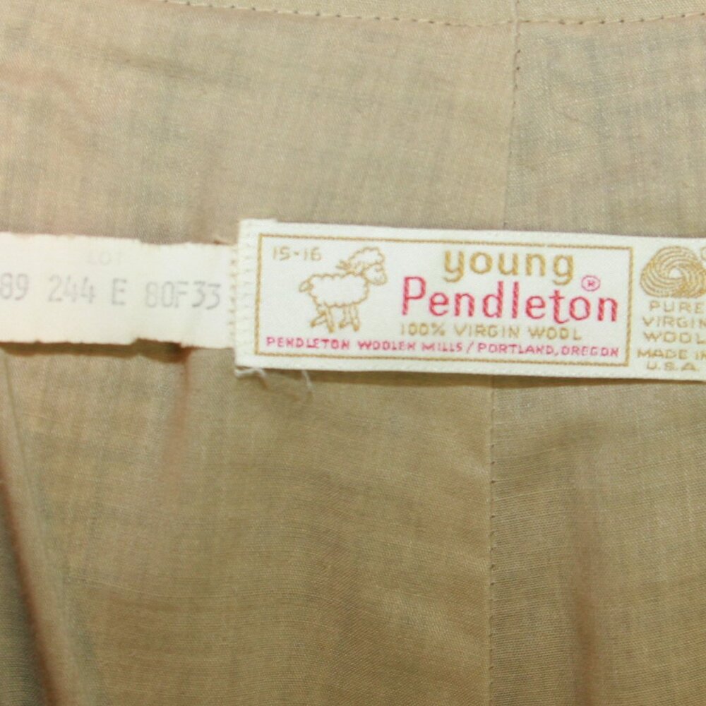 Young Pendleton Women's Wool Pants Houndstooth Sl… - image 4